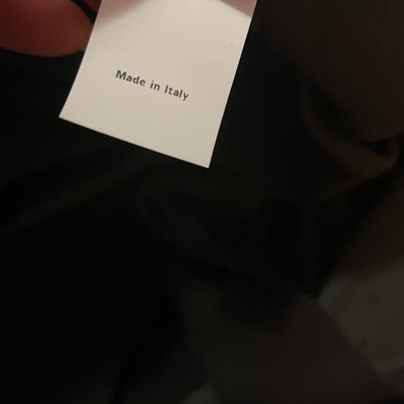 Moschino Cheap Chic Black Wool Question Mark Safety Pin Dress - Picture 13 of 13